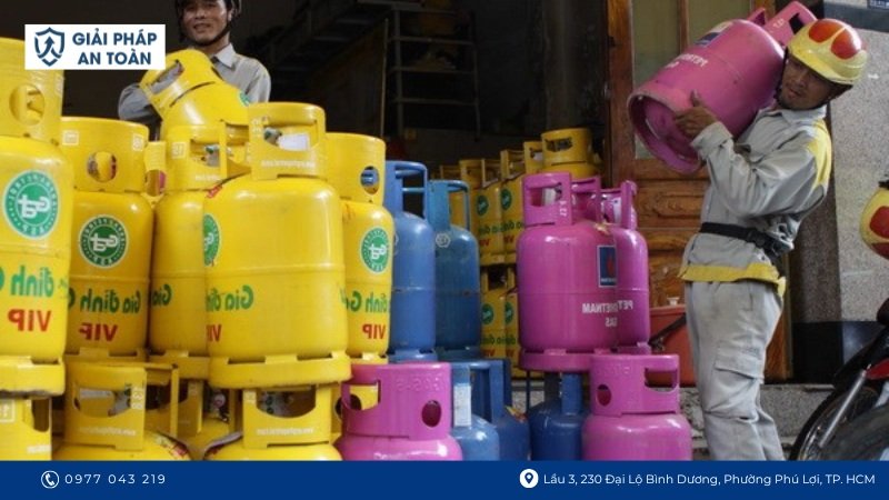 Buổi huấn luyện an toàn cho nhân viên vận hành và bán hàng tại cửa hàng LPG