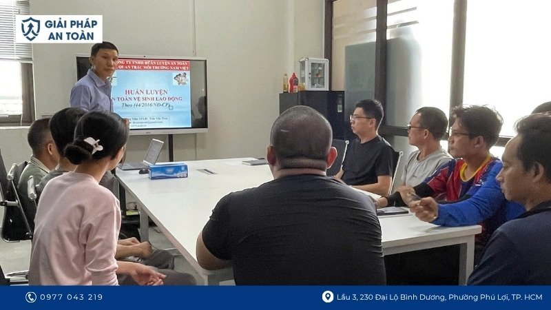 Buổi huấn luyện an toàn lao động nâng cao kỹ năng cho giám sát viên
