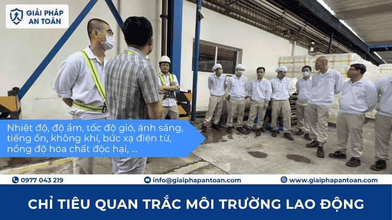 Các chỉ tiêu quan trắc môi trường lao động GPAT Nam Việt