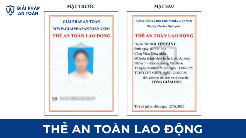 Cấp thẻ an toàn lao động
