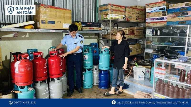 Chủ cửa hàng cơ sở kinh doanh LPG