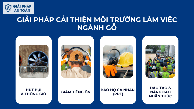 Giải pháp cải thiện môi trường làm việc ngành gỗ