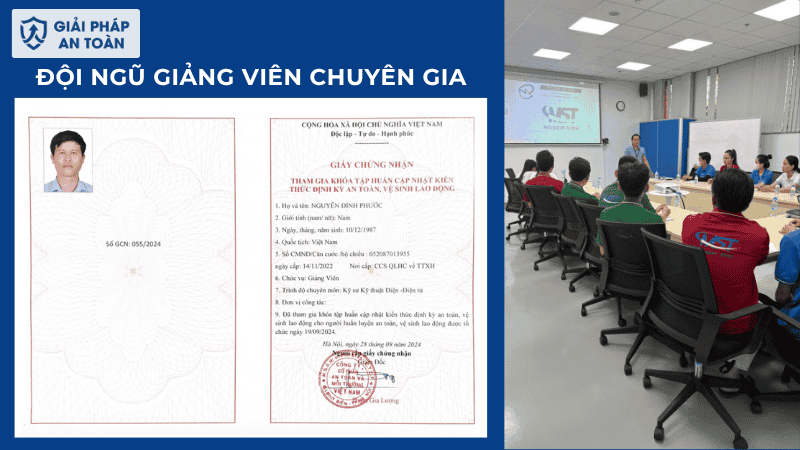 Giảng viên dày dặn kinh nghiệm đầy đủ chứng chỉ hành nghề