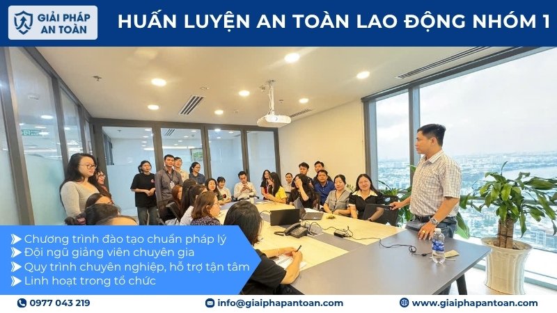 Lớp huấn luyện an toàn lao động nhóm 1 cho giám đốc tại TPHCM của GPAT Nam Việt