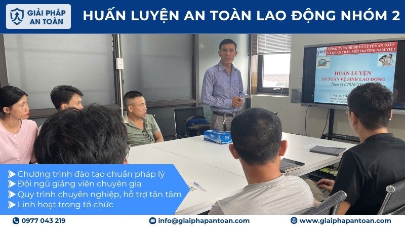 Huấn luyện an toàn lao động nhóm 2 tại GPAT Nam Việt