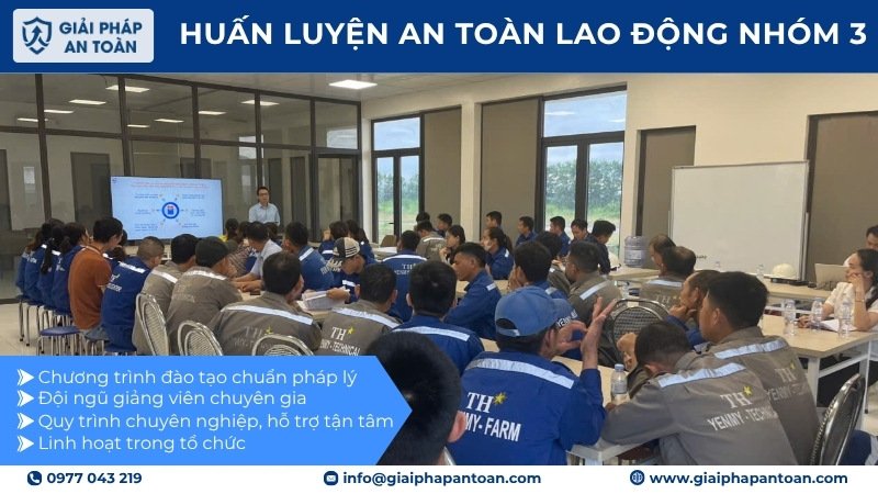 Huấn luyện an toàn lao động nhóm 3 tại GPAT Nam Việt