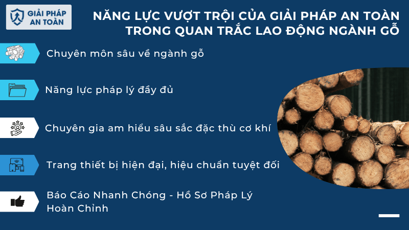 Năng lực quan trắc môi trường lao động vượt trội của Giải Pháp An Toàn trong ngành gỗ