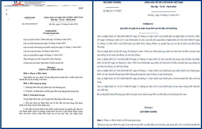 Nghị định 87/2018/NĐ-CP và Thông tư 41/2011/TT-BCT