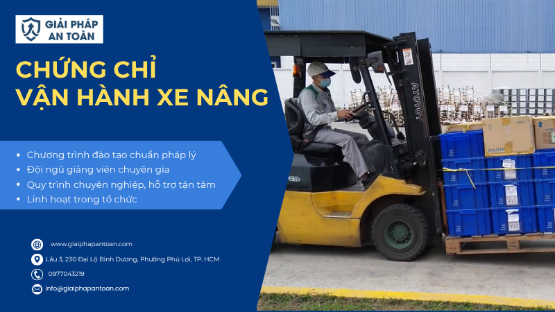 Chứng chỉ vận hành xe nâng