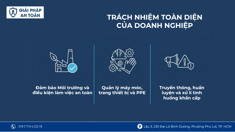 Trách nhiệm toàn diện của doanh nghiệp