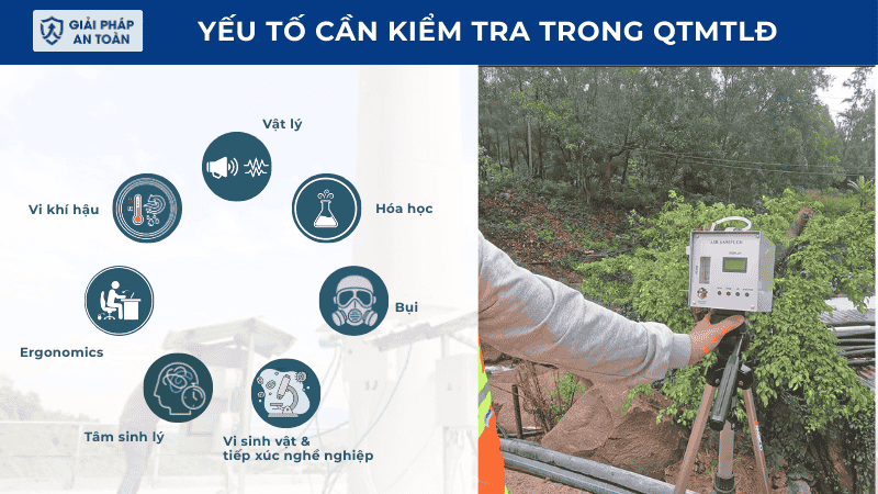 Yếu tố cần kiểm tra trong quan trắc môi trường lao động