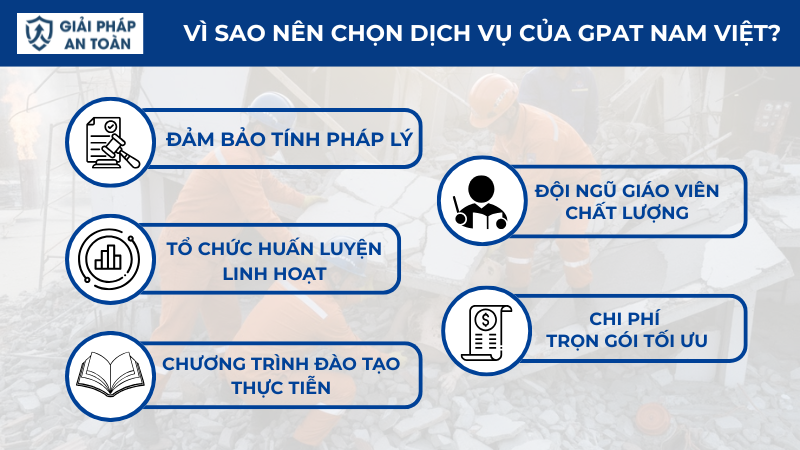 Vì sao nên chọn dịch vụ huấn luyện an toàn cứu nạn cứu hộ của GPAT Nam Việt
