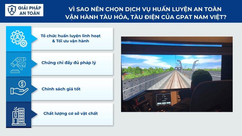 Vì sao nên chọn huấn luyện tàu hỏa, tàu điện tại GPAT Nam Việt?