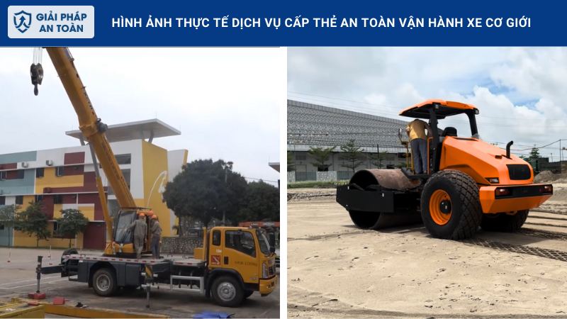 Hình ảnh thực tế dịch vụ cấp thẻ an toàn vận hành xe cơ giới