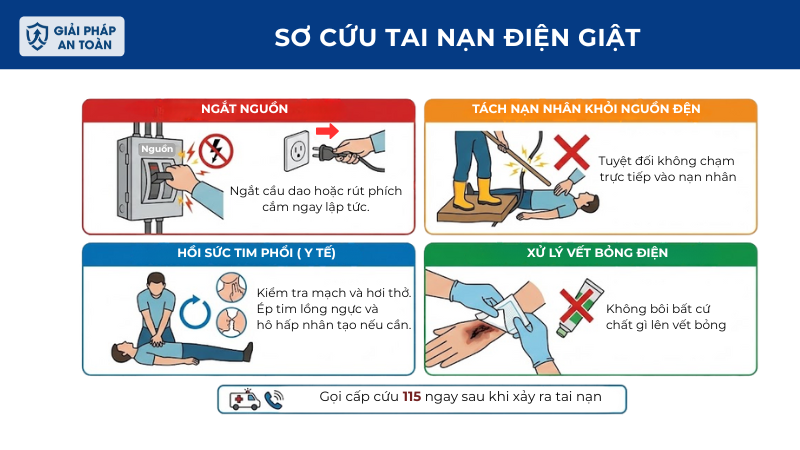 Sơ cứu tai nạn Điện giật